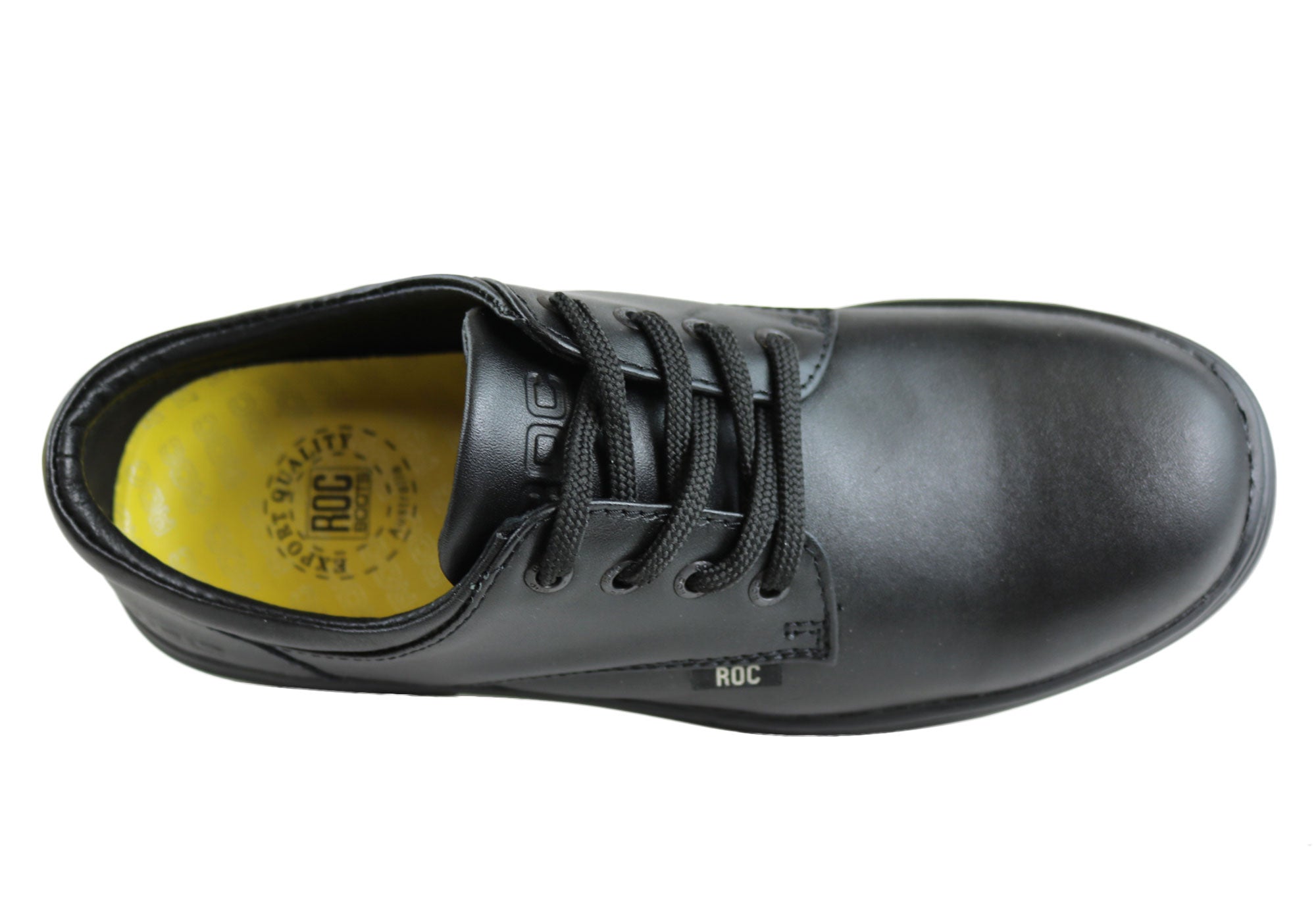 ROC Larrikin Comfortable School Shoes for Senior Girls & Women - Durable Leather Oxfords for Class, Work & Everyday Wear