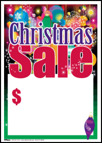 100-Pack Christmas Sale Tags - Bulk Discount Price Tags for Holiday Retail, Stores & Gift Shops - Perfect for Seasonal Promotions & Clearance Sales