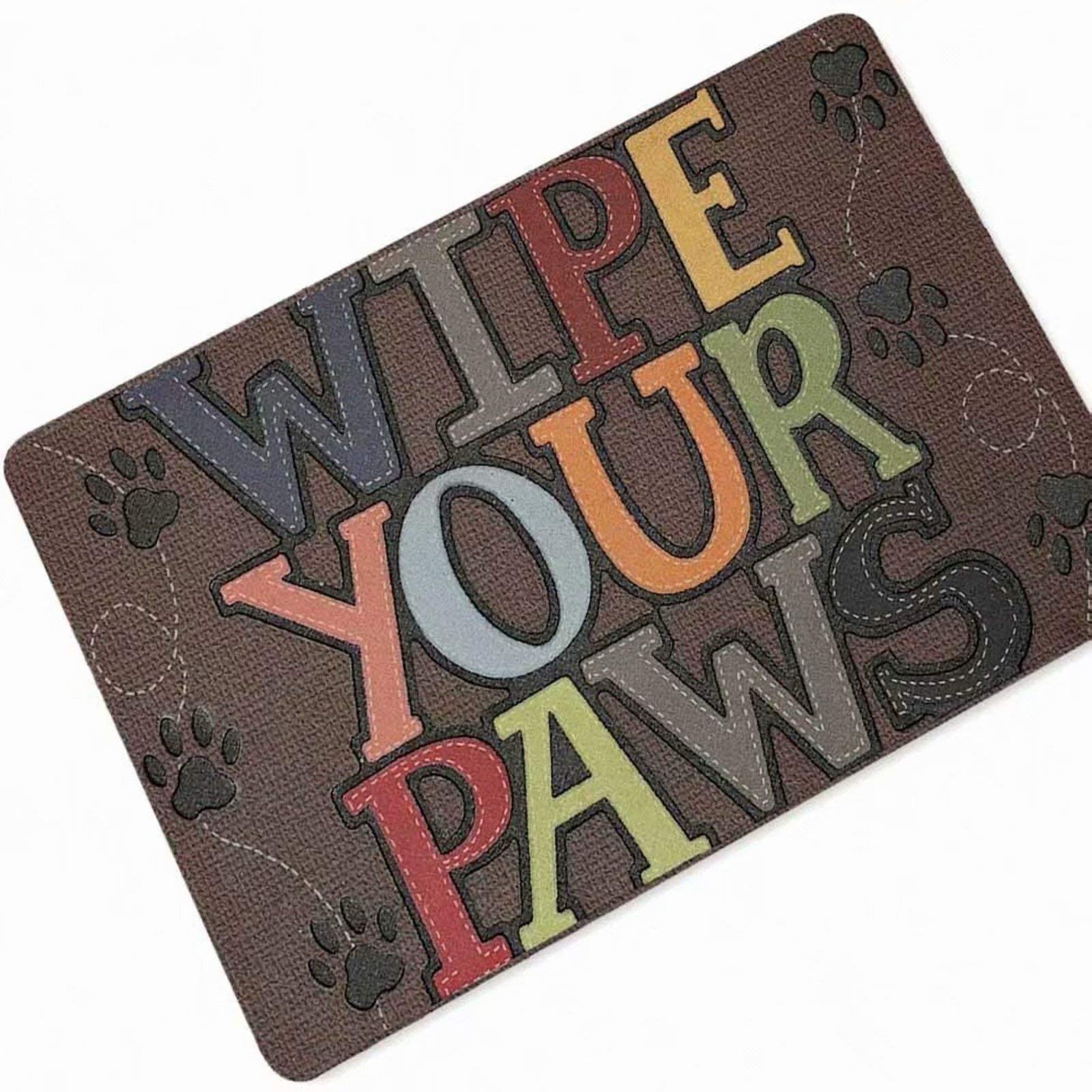 Premium Rubber Doormat for Front Door - 23.6x35.4 Inch Non-Slip Entry Mat, Wipe Your Paws Welcome Rug - Perfect for Home, Office & High Traffic Areas