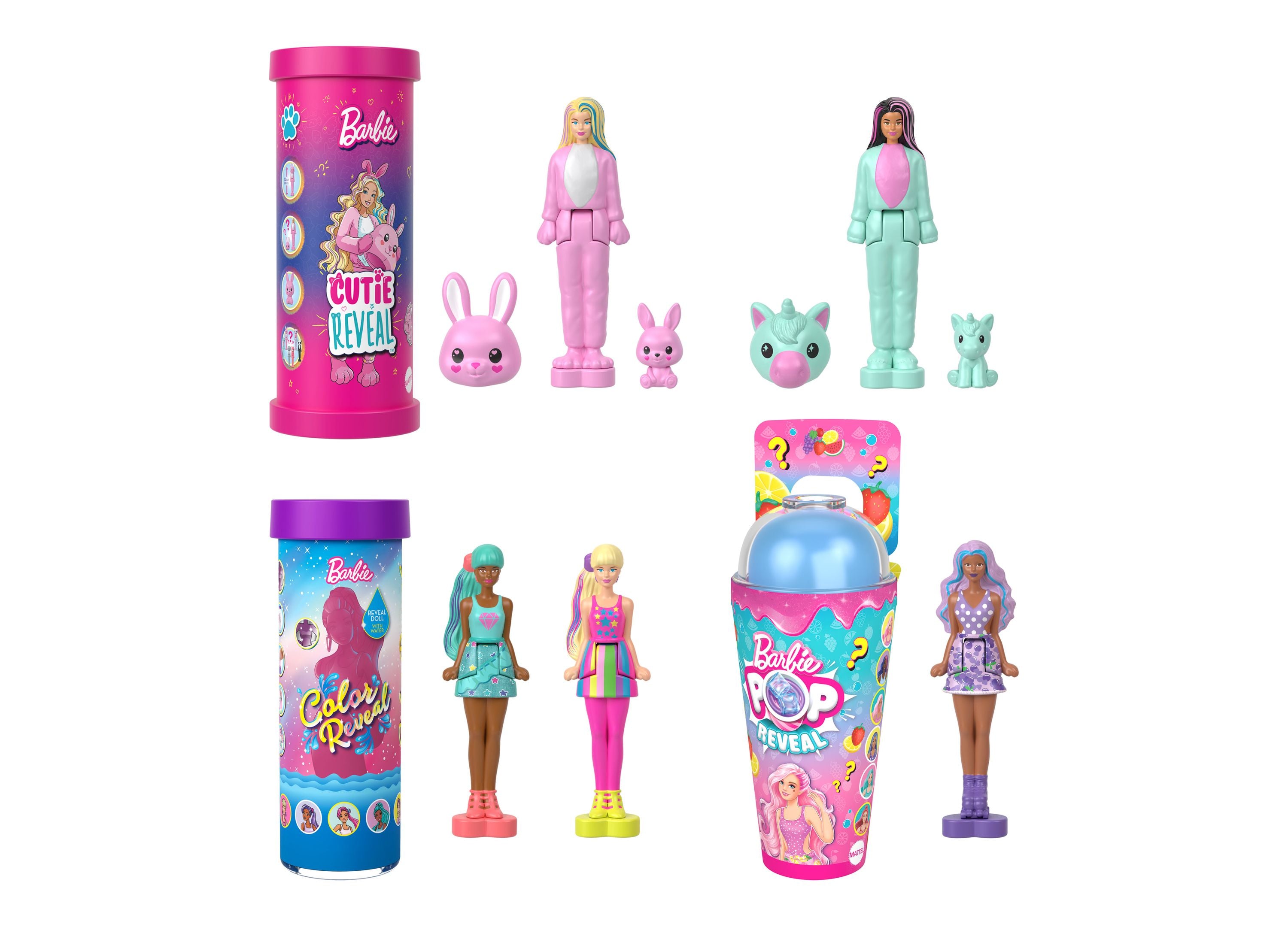 Barbie Mini BarbieLand Reveal Dolls - Collectible Fashion Doll Playset with Surprise Accessories | Perfect for Kids Birthday Gifts & Pretend Play