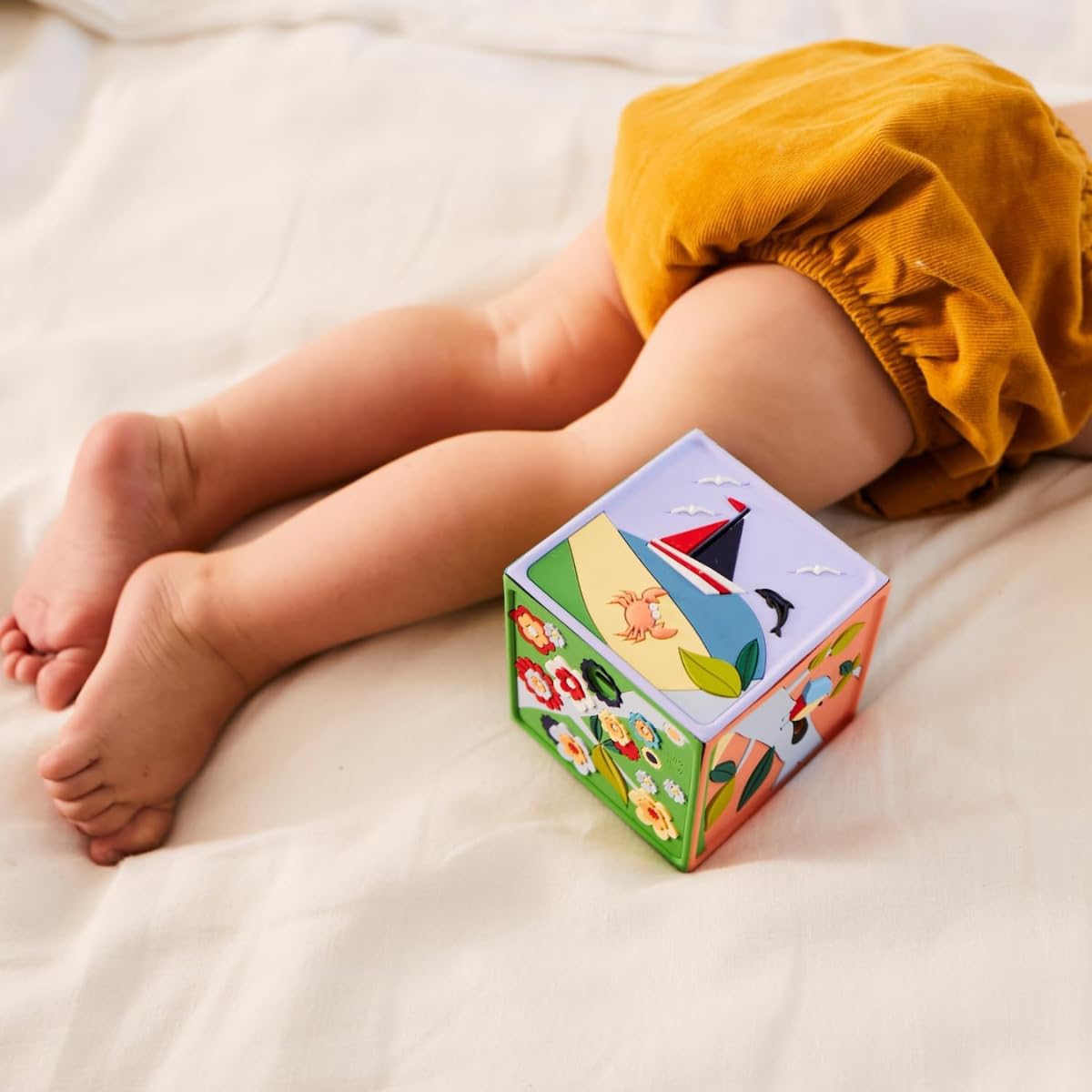 Joyeuse Ma 1st Storyteller - Story Box with 50 Lullabies & Wake-Up Games - Interactive Baby Toy Gift - Made in France - USB Cable Included - Perfect for Bedtime, Playtime & Early Childhood Development