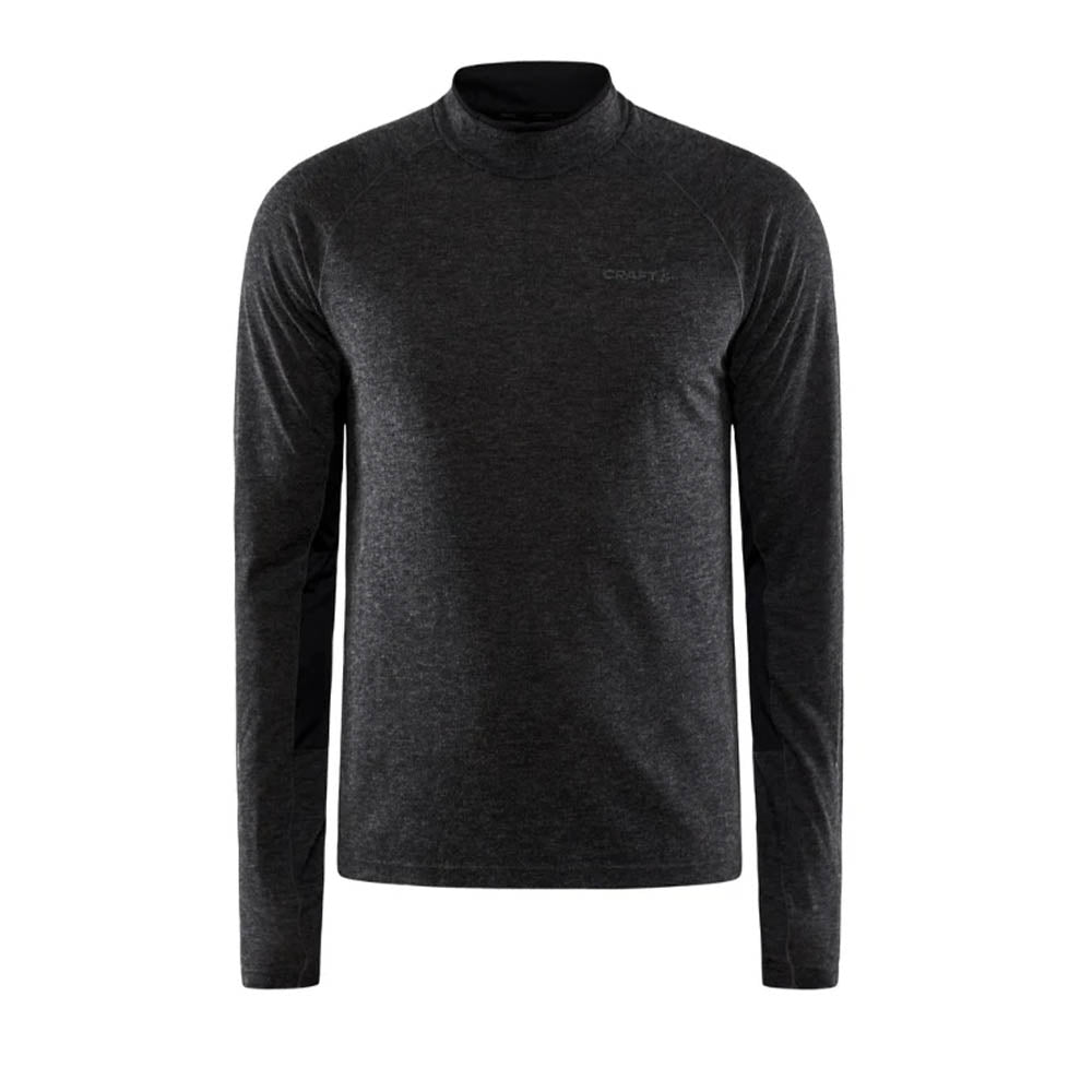 Men's Craft ADV SubZero Wool Long Sleeve T-Shirt - Moisture Wicking & Odor Resistant Base Layer for Hiking, Running & Outdoor Activities