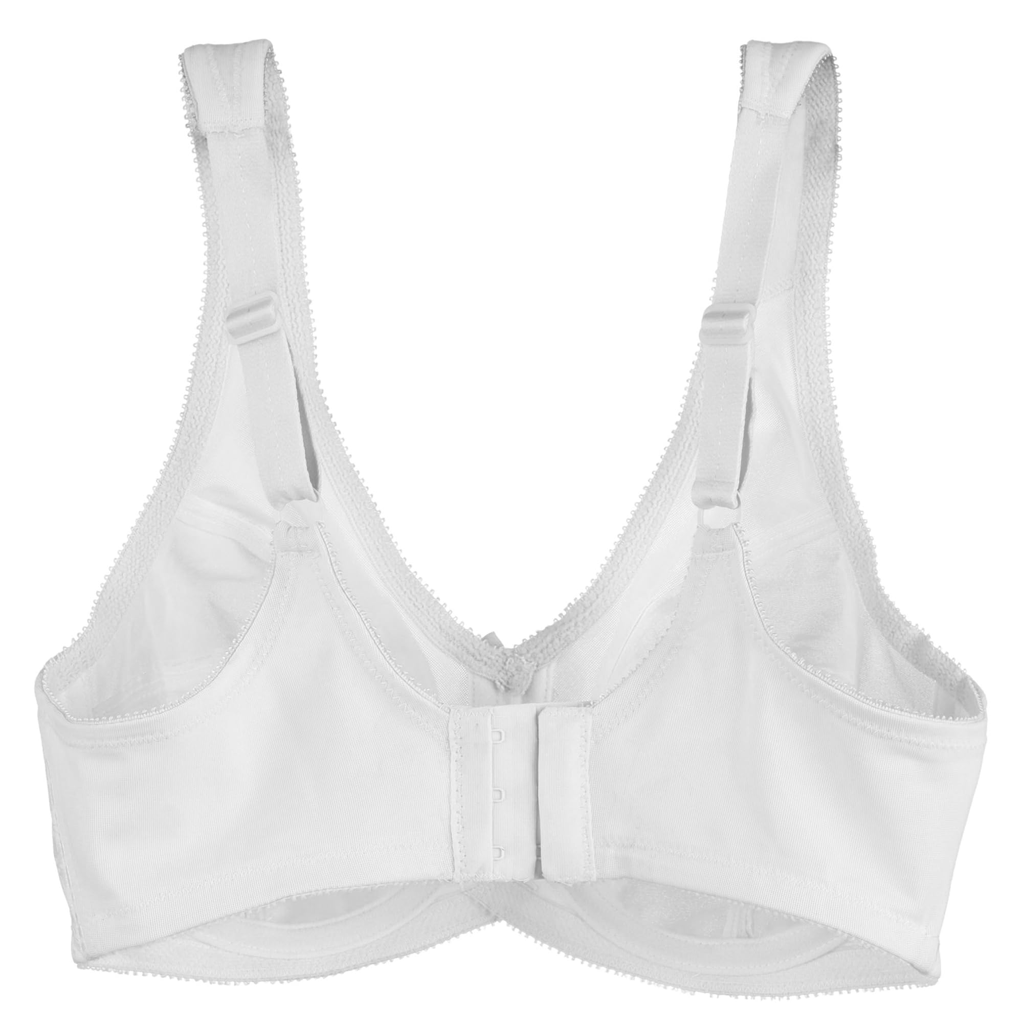 Full Figure Wireless Seamed Cup Bra for Women - Comfortable Support for Everyday Wear, Workouts & Special Occasions