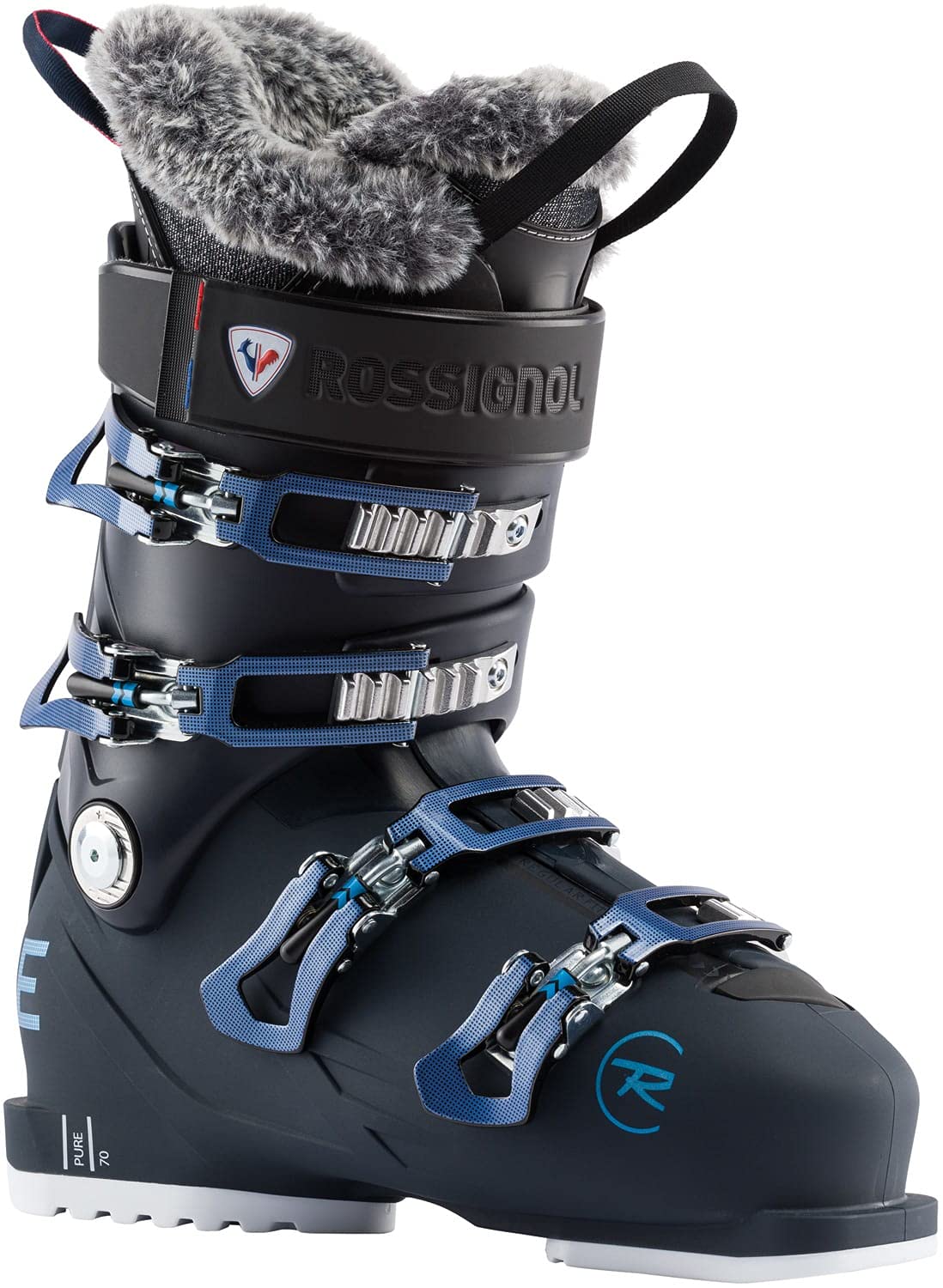 Rossignol Pure 70 Women's Ski Boots - Comfortable & Supportive for All-Mountain Skiing - Perfect for Alpine Resorts & Backcountry Adventures