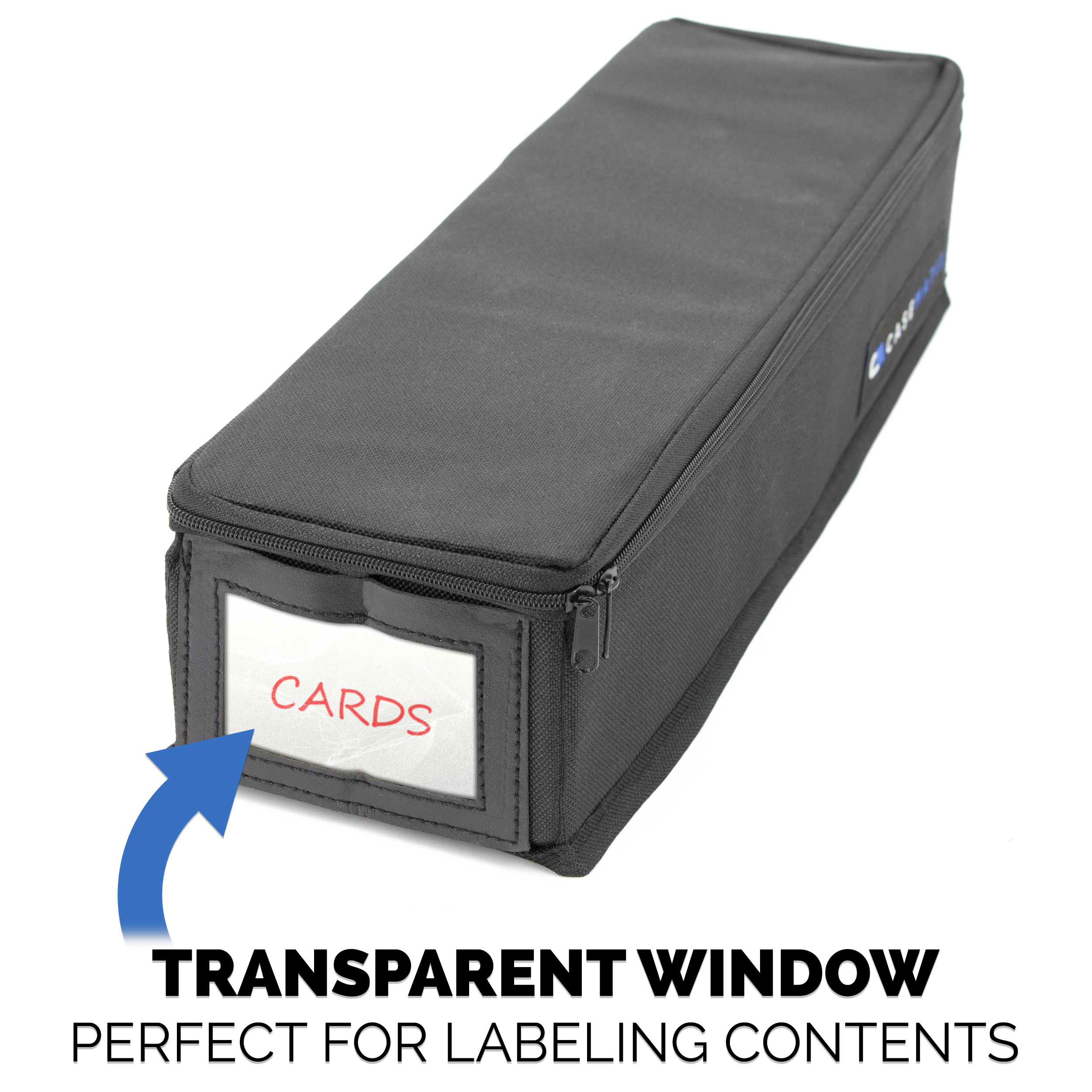 CASEMATIX Top Loader Card Storage Case - Holds 200 Trading Cards (3