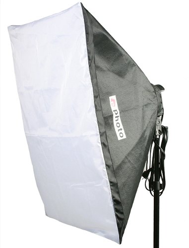 1600W Professional Softbox Lighting Kit with 2 Softboxes, 8 x 45W Fluorescent Bulbs & 2 Light Stands - Fancierstudio 9004S - Perfect for YouTube Videos, Photography Studio, and Product Photography