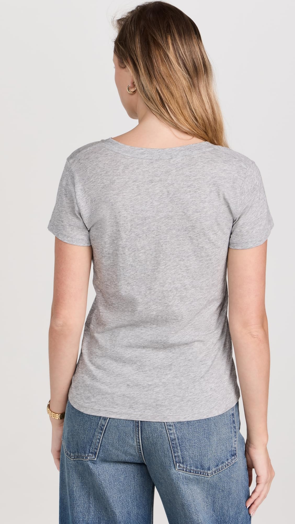 Vince Women's Essential V-Neck T-Shirt - Soft Cotton Casual Top for Everyday Wear | Perfect for Work, Weekend & Layering