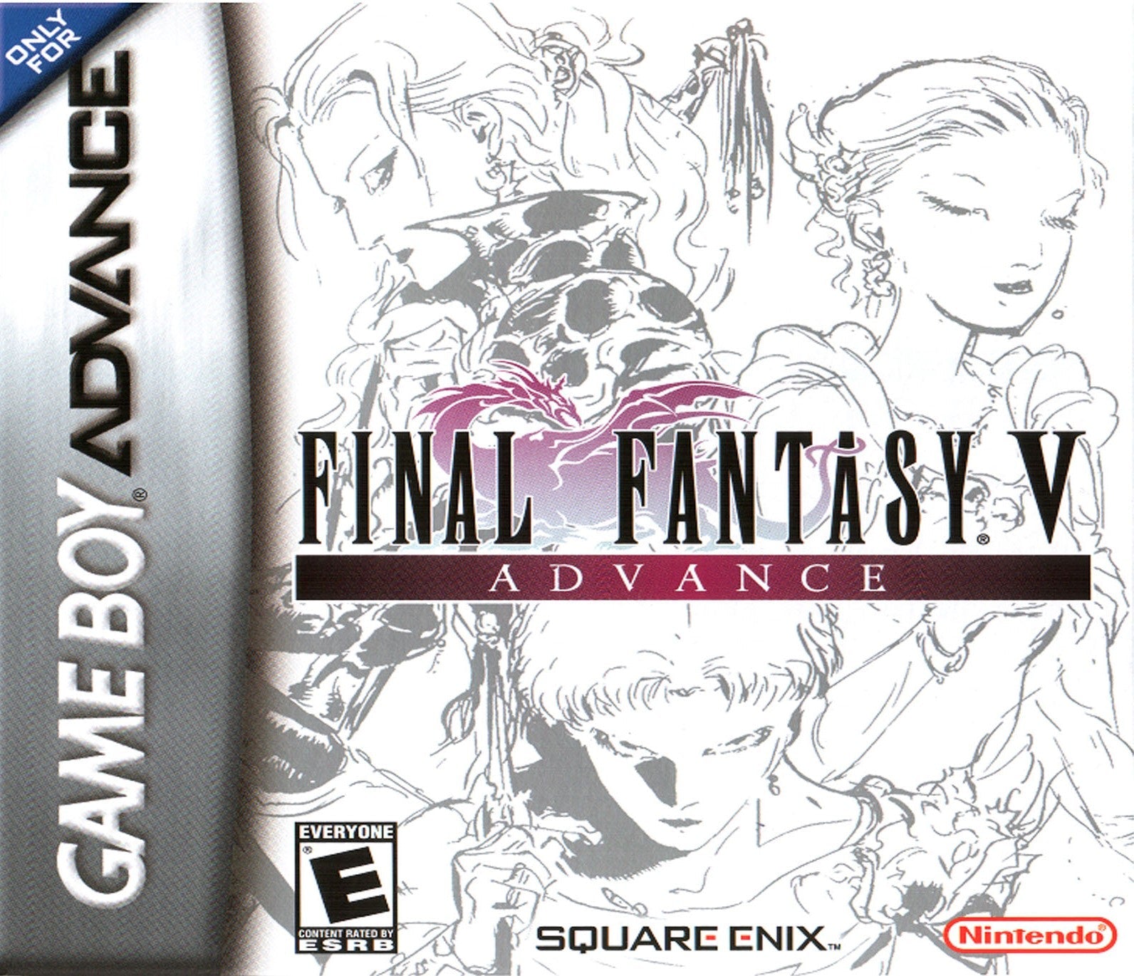 Final Fantasy V Advance - Classic RPG Game for Nintendo GBA | Adventure, Strategy & Fantasy Gaming for Fans & Collectors | Perfect for Travel, Commuting & Retro Gaming Nights