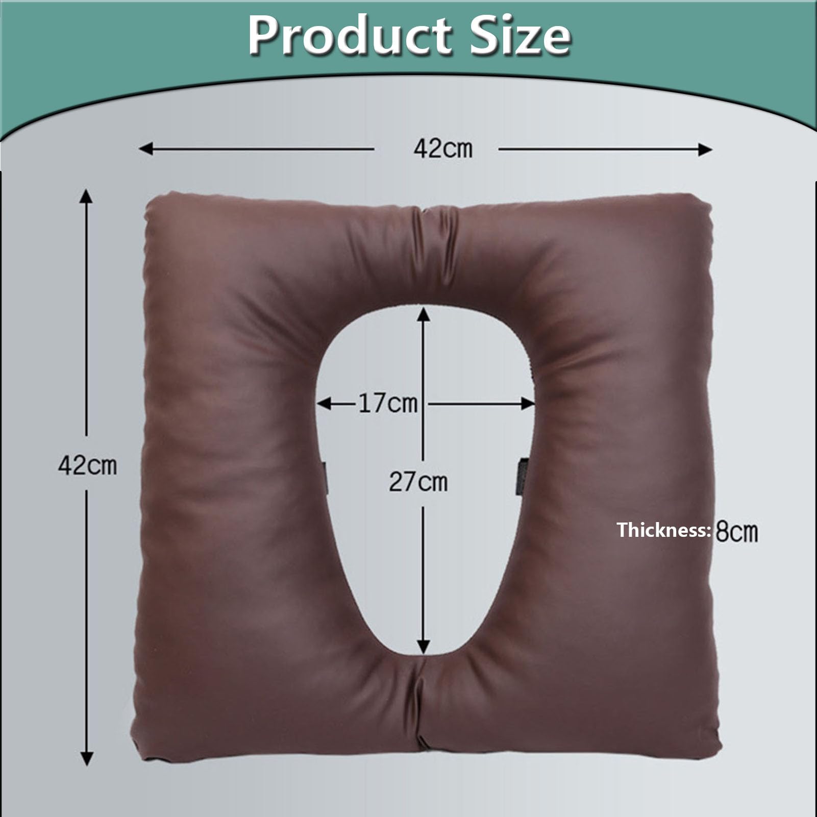 **Soft Commode Seat Cushion Replacement - Padded Toilet Seat Cushion for Bedside & Portable Commodes - Comfortable for Seniors & Shower Chairs - Ideal for Elderly Care, Post-Surgery & Mobility Assistance**