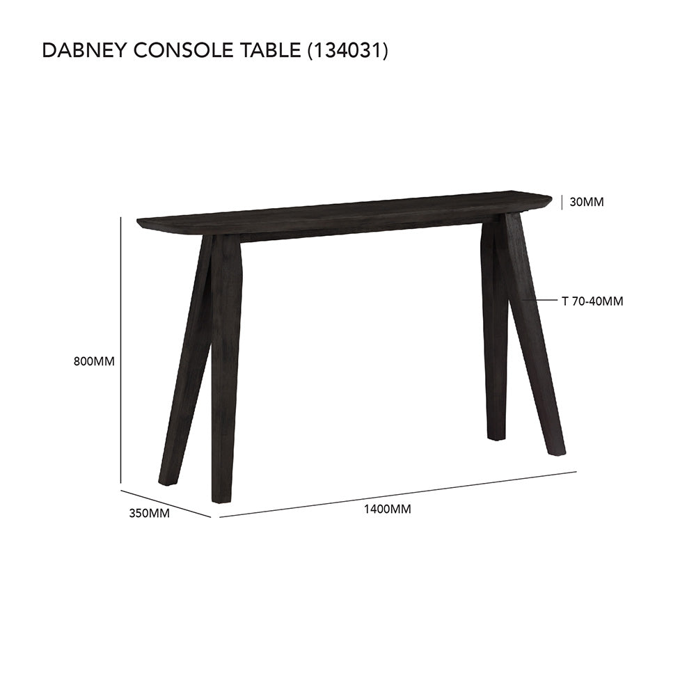 DABNEY 47 Inch Acacia Wood Console Table - Entryway, Living Room, Hallway Sofa Table for Home Decor