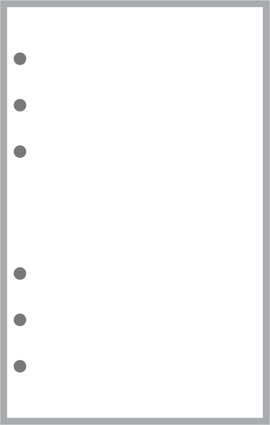 Compact Size Blank Pages Planner Insert - 4.25