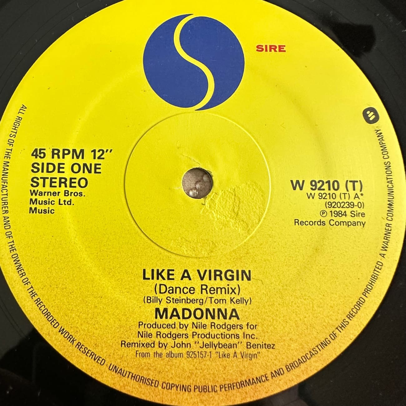 Madonna Like A Virgin (U.S. Dance Remix) 12