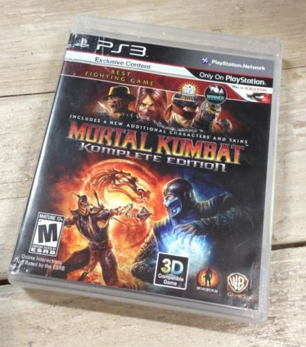 MORTAL KOMBAT KOMPLETE EDITION - Sony PlayStation 3 Fighting Game | Ultimate Kombat Experience for PS3 Gamers | Perfect for Tournament Play and Home Entertainment