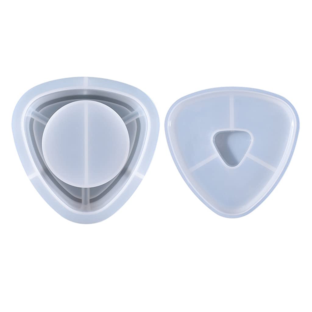 Epoxy Resin Triangle Ashtray Silicone Mold - DIY Cigarette Ash Container for Resin Crafts | Perfect for Home, Office, and Smoking Lounges