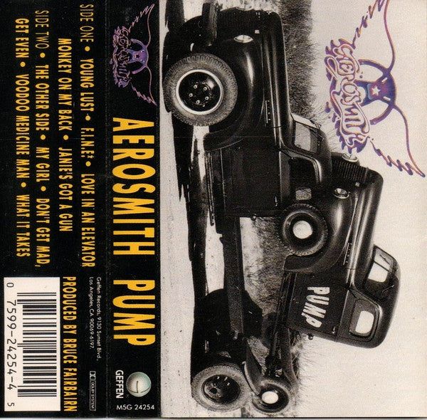 Aerosmith Pump Cassette Album SR - Near Mint or Mint Condition | Vintage Music Collectible for Audiophiles & Rock Fans