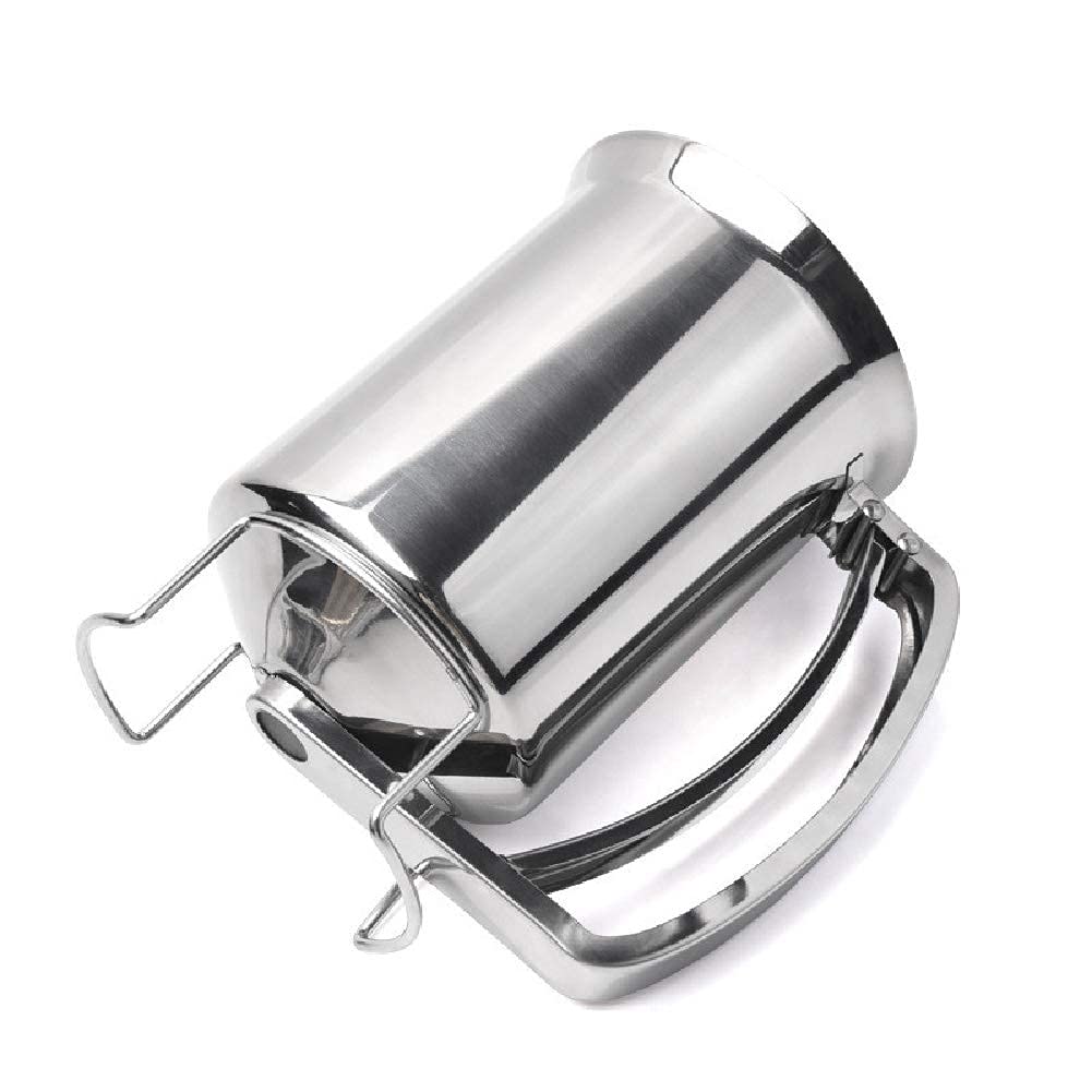 Adnee Stainless Steel Pancake Batter Dispenser - Takoyaki & Baking Funnel with Stand | Perfect for Pancakes, Waffles, Crepes & Japanese Street Food | Durable Kitchen Tool for Home & Commercial Use