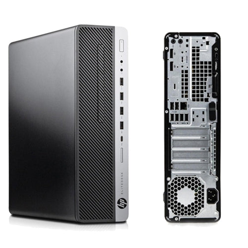 Refurbished HP EliteDesk 800 G3 SFF Desktop - Intel Core i5-7500 7th Gen, 16GB RAM, 512GB SSD, Win 10 Pro | Compact Business PC for Office & Home Use