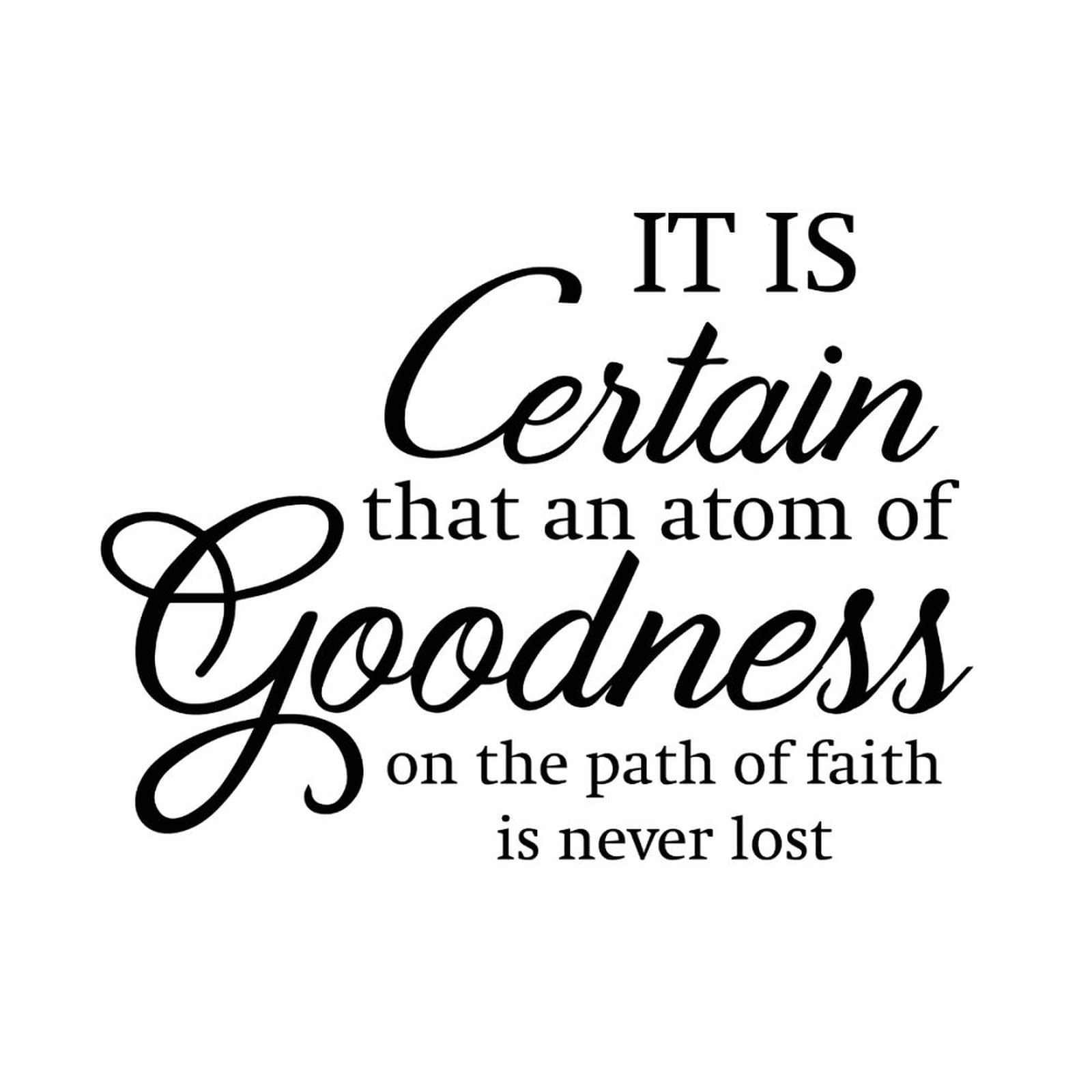 Faith Inspirational Wall Decal - Peel & Stick Vinyl Letter Stickers for Classroom, Dorm, Office Decor