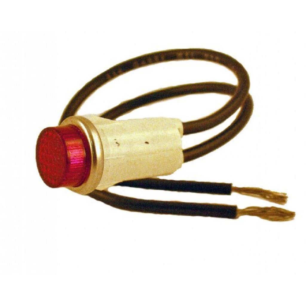 12V Red Indicator Light - 8.716 097.0 - Perfect for Automotive, Marine & Industrial Equipment Warning Systems