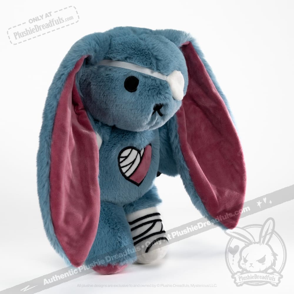 Plushie Dreadfuls Ouchie Rabbit - Soft Stuffed Animal Toy for Kids, Cute Emotional Support Bunny for Anxiety Relief | Perfect Gift for Children, Therapy & Bedtime Comfort