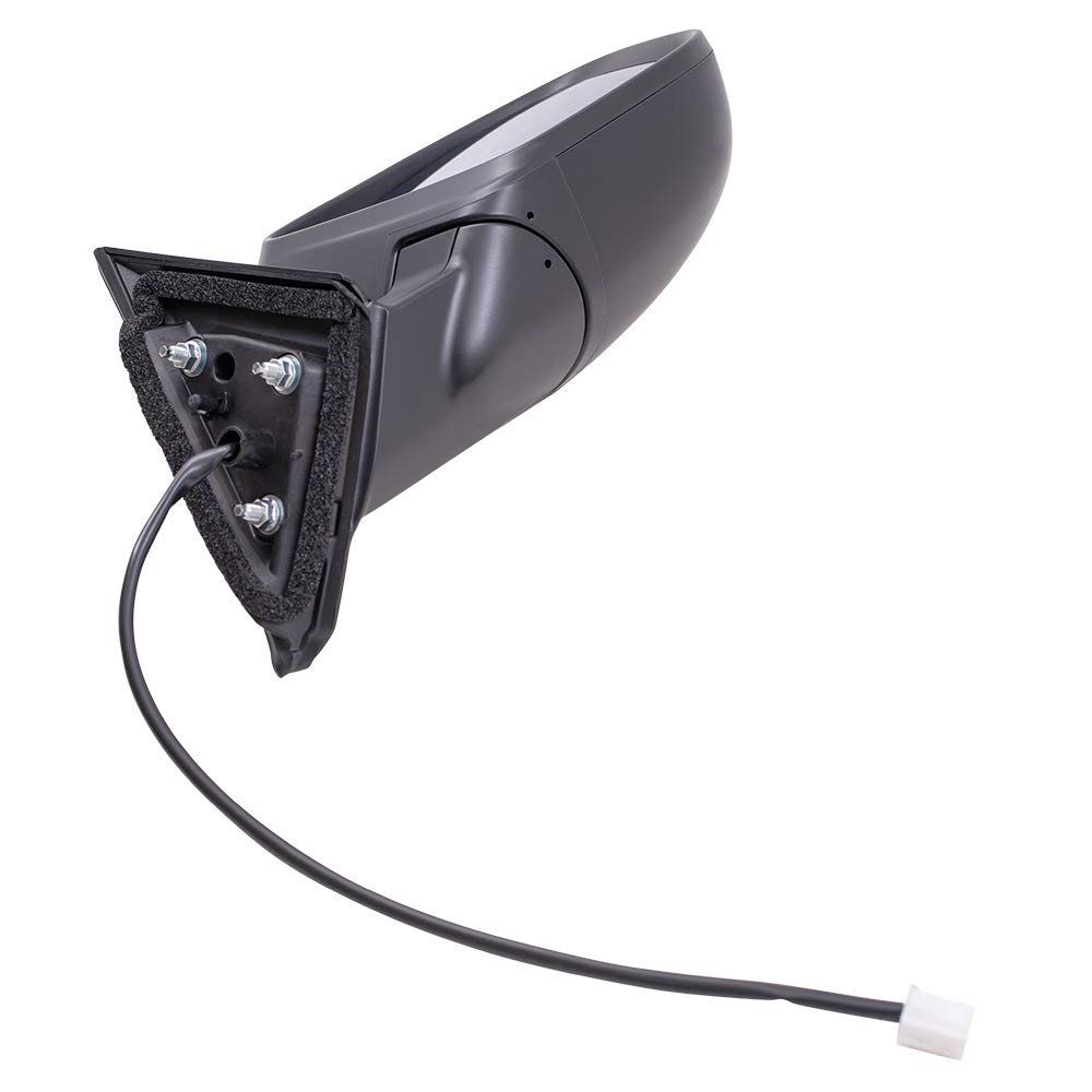 2014-2020 Nissan Rogue Power Side Mirror Set - Driver Left & Passenger Right Replacement, Black Paint-to-Match, Non-Heated (No Signal/Camera) - Perfect for Parking Safety & Urban Driving