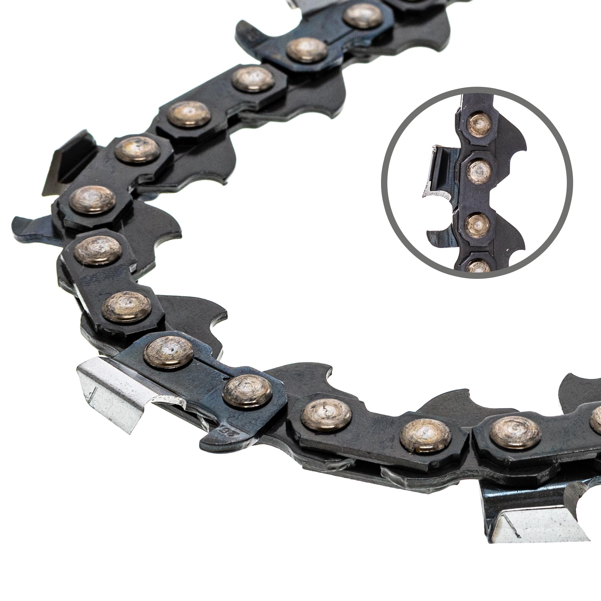 8TEN Bulk Chainsaw Chain Reel - 25 Feet Full Chisel .058 Gauge 3/8 Pitch for Professional Wood Cutting | Ideal for Forestry, Lumberjacking & Firewood Preparation