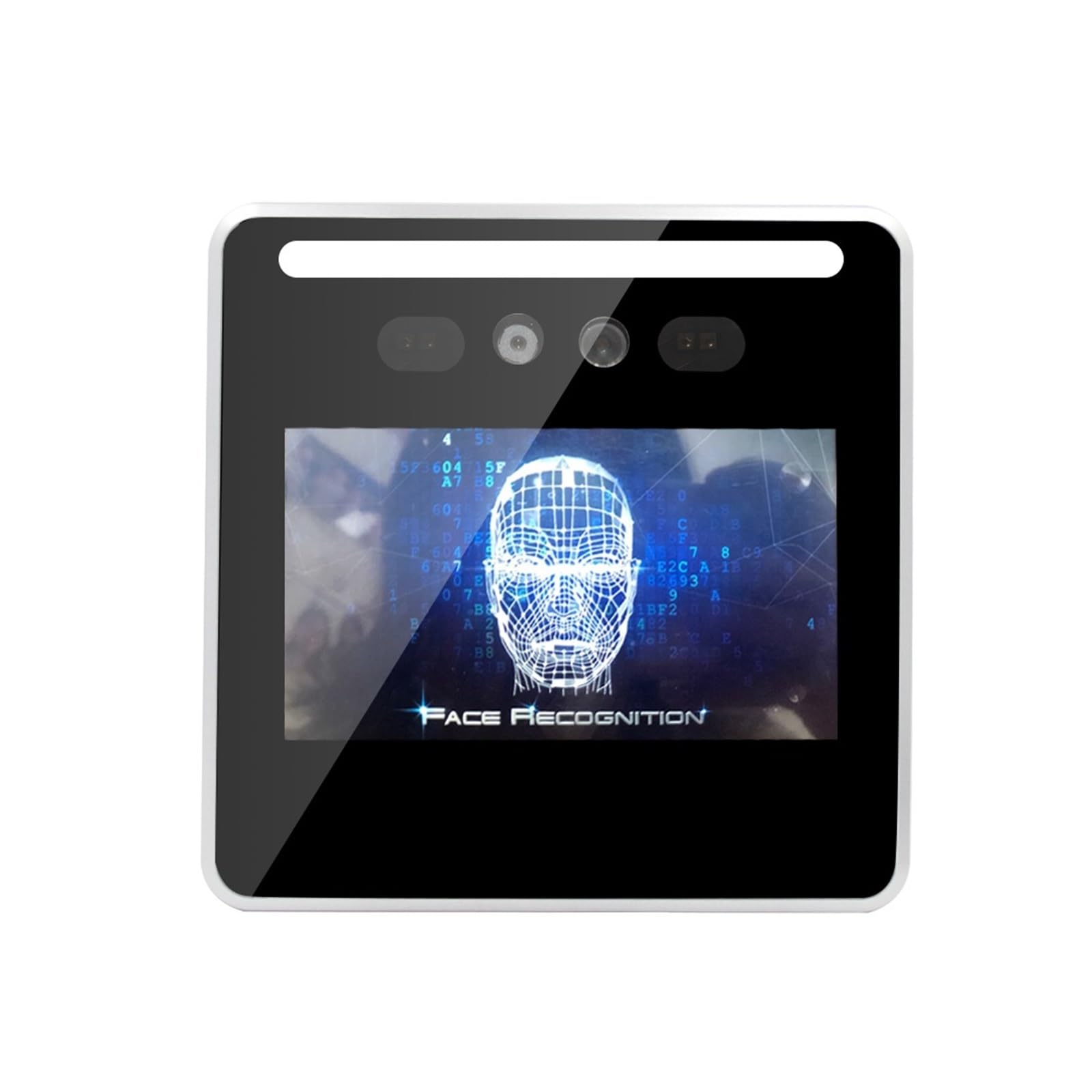 5-Inch Touch Screen USB Face Recognition Door Access Control System with RFID & TCP/IP - Secure Office Entry & Time Attendance Tracking for Businesses