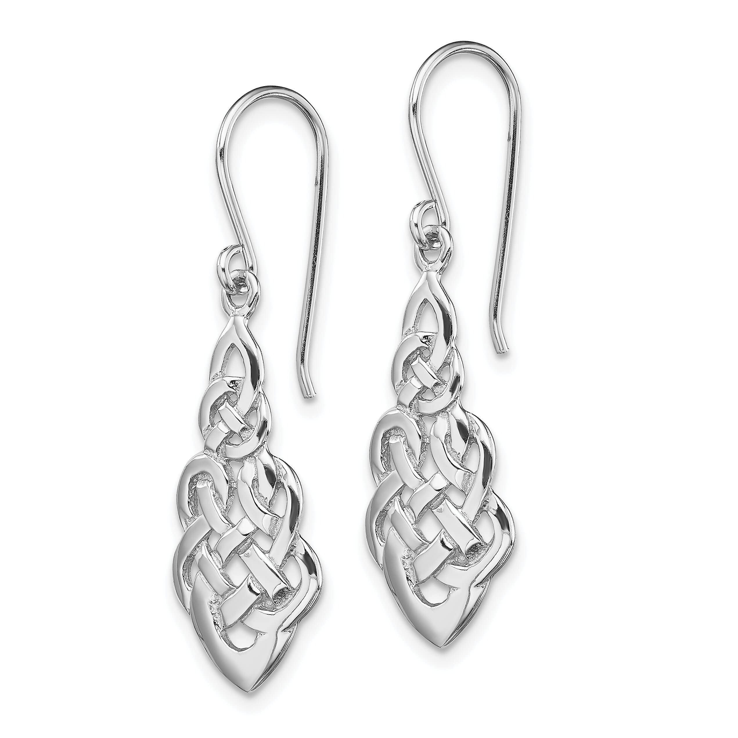 Sterling Silver Celtic Knot Earrings for Women - Handmade Irish Jewelry - Perfect for Weddings, Gifts & Everyday Wear