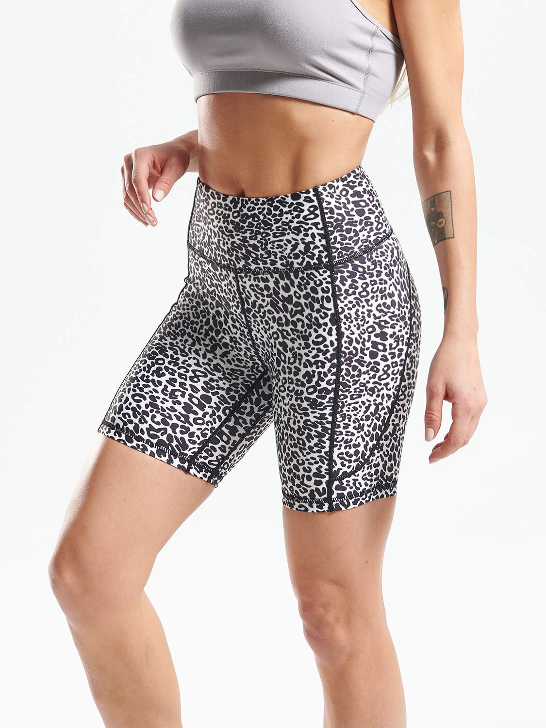 CADMUS High Waist Yoga Shorts for Women - 3/4/6/7/8 Inch Inseam Workout Running Biker Shorts with Naked Feeling Technology | Perfect for Yoga, Gym, Running & Lounge Wear