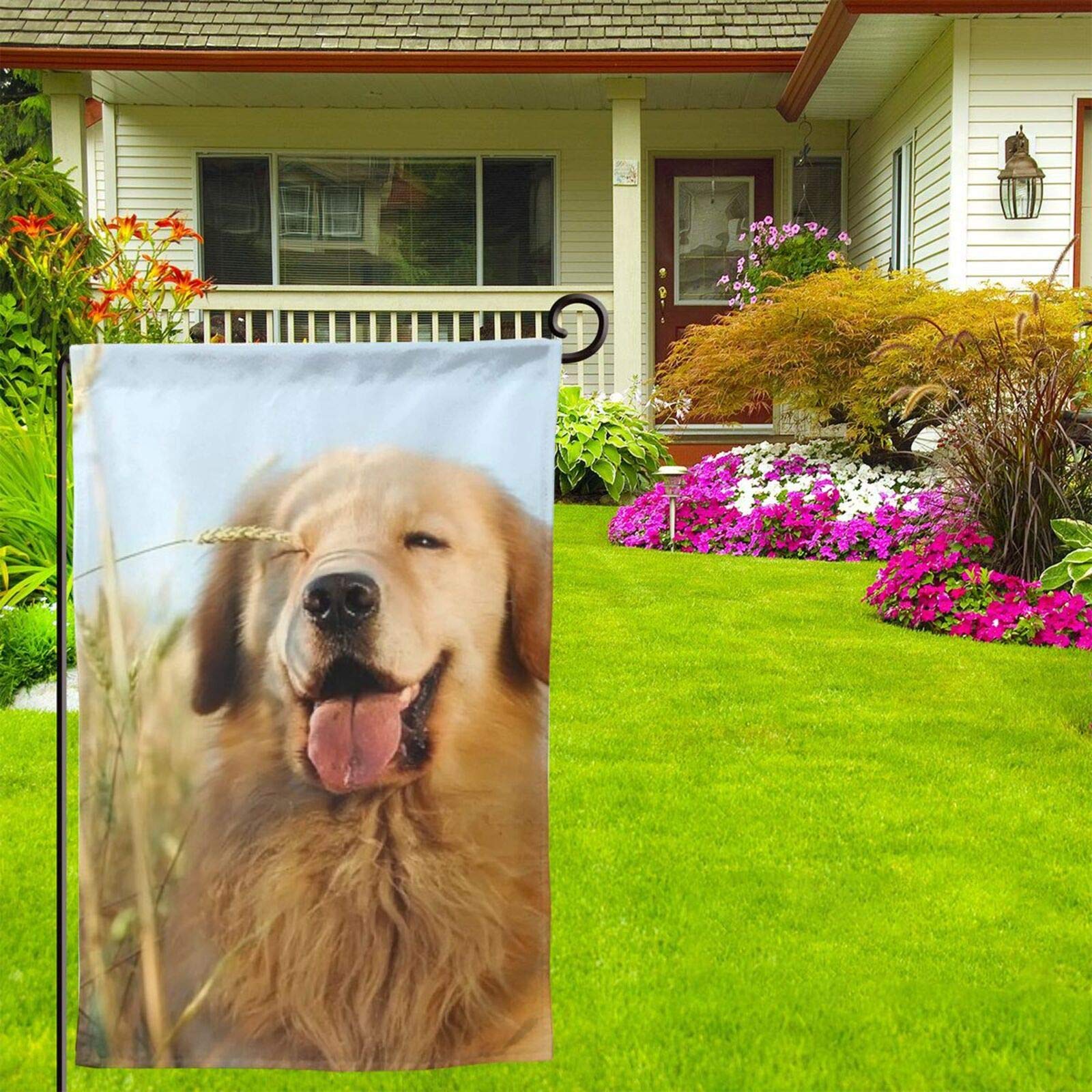 Custom Personalized Garden Flag with Photo & Text - 12x18 Inch Double Sided Welcome Yard Decoration for Outdoor Home Decor | Perfect for Front Porch, Lawn, Garden & Seasonal Displays