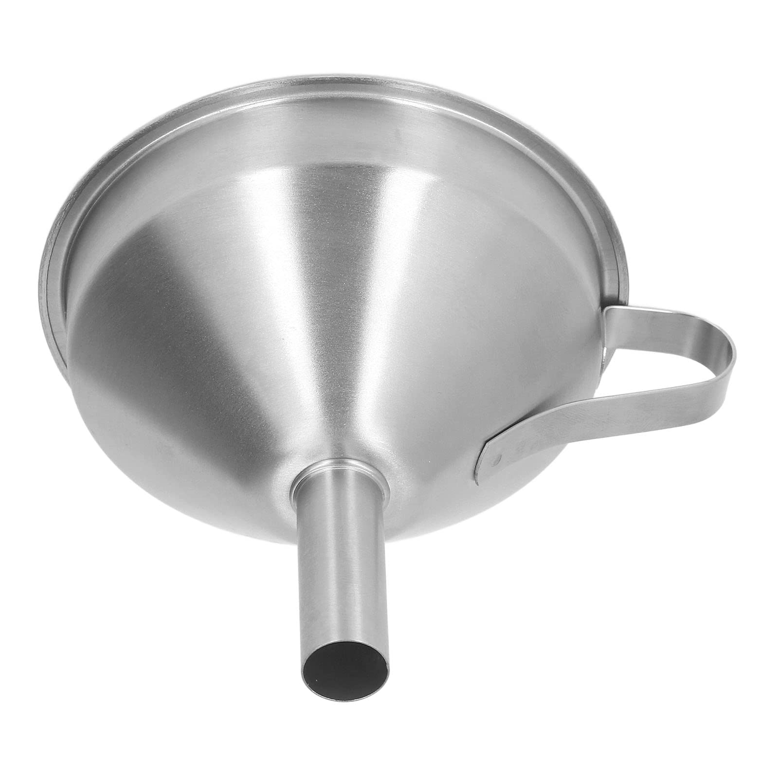 Fafeicy Large Stainless Steel Industrial Funnel with Strainer & Brush - Heavy Duty Kitchen, Lab & 3D Printing Funnel for Cooking, Chemistry Experiments & Resin Pouring