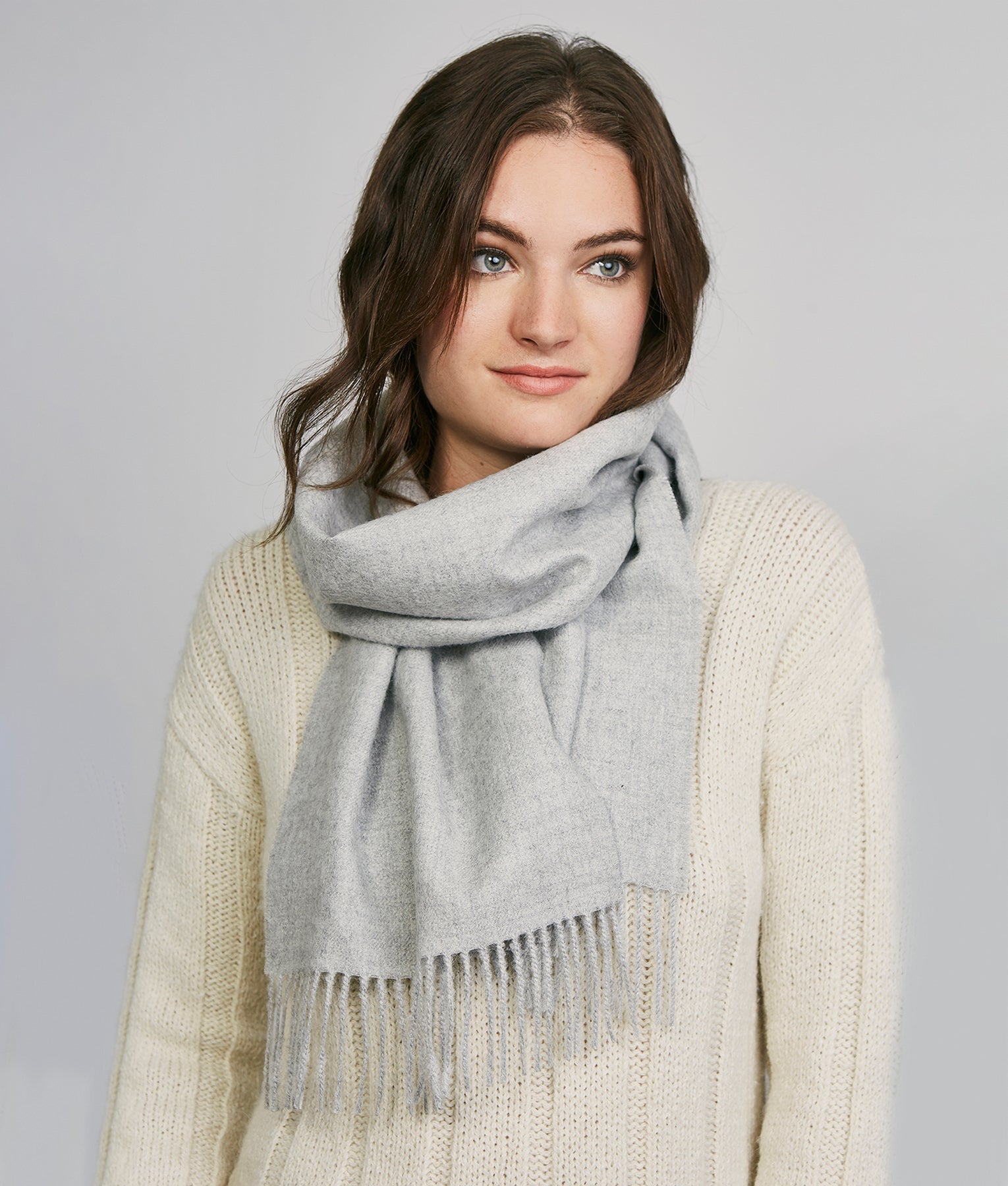 Stylish Long Fringed Scarf for Women - Soft Winter Fashion Accessory - Perfect for Cold Weather, Layering Outfits & Boho Chic Style