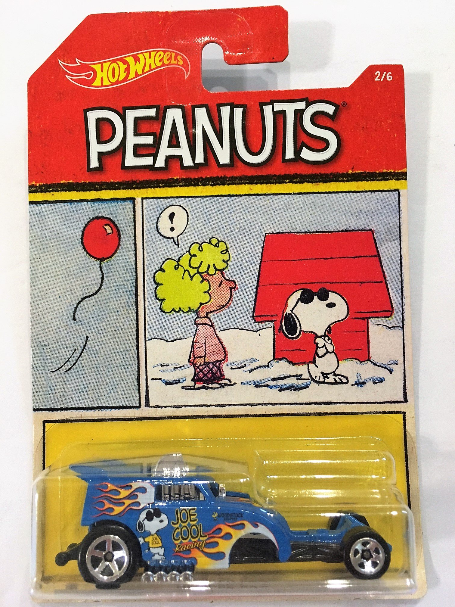2017 Hot Wheels PEANUTS Complete Set of 6 Die-Cast Cars - Charlie Brown (Bone Shaker), Snoopy (Altered Ego), Lucy (Purple Passion), Franklin (Chicane), Linus (Circle Tracker), Sally (Qombee) - Collectible Toy Cars for Display, Gifts, and Play