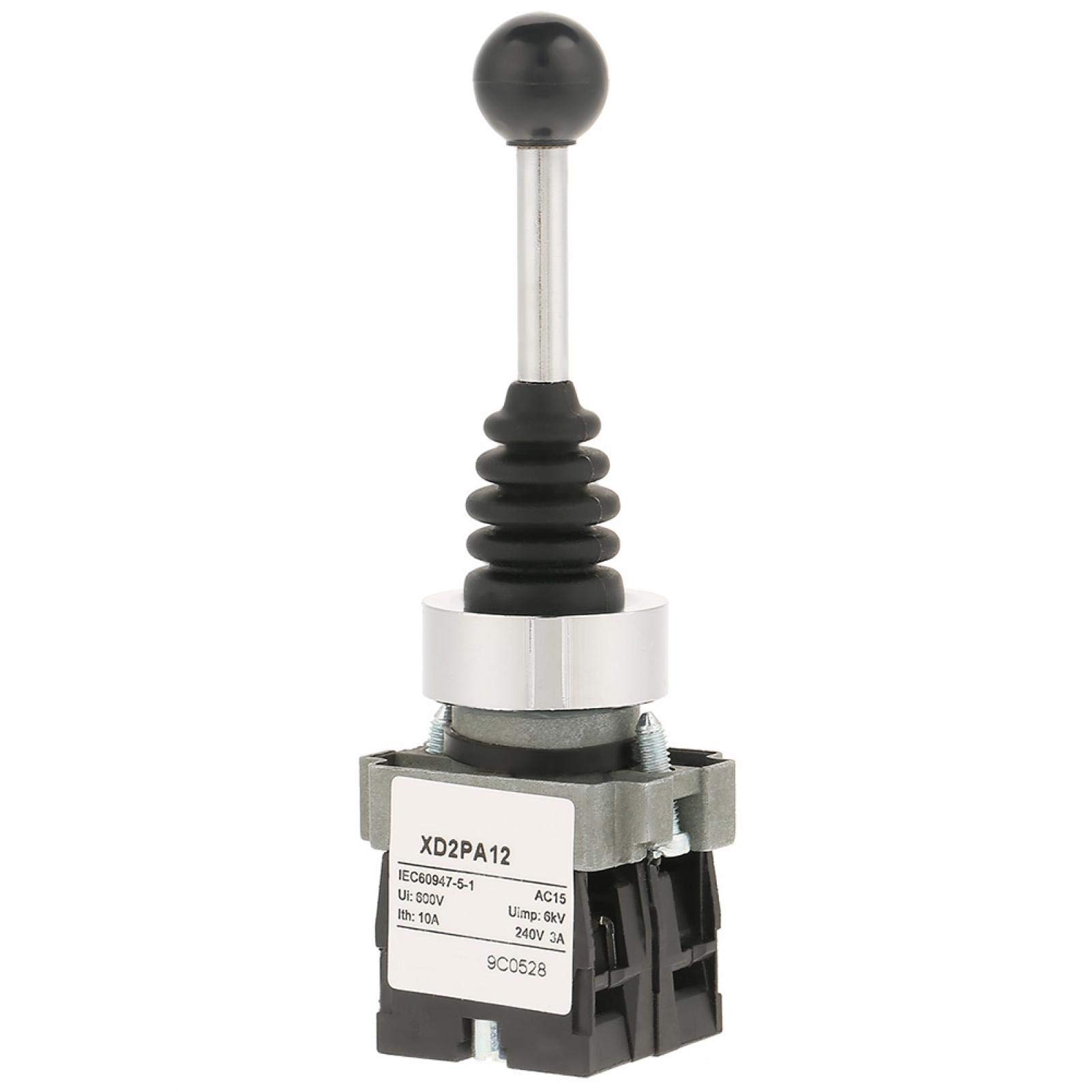 2 Position Momentary Joystick Switch Replacement - 2NO Type Monolever Controller for XD2PA12 | Perfect for Arcade Games, Industrial Machinery & DIY Electronics Projects