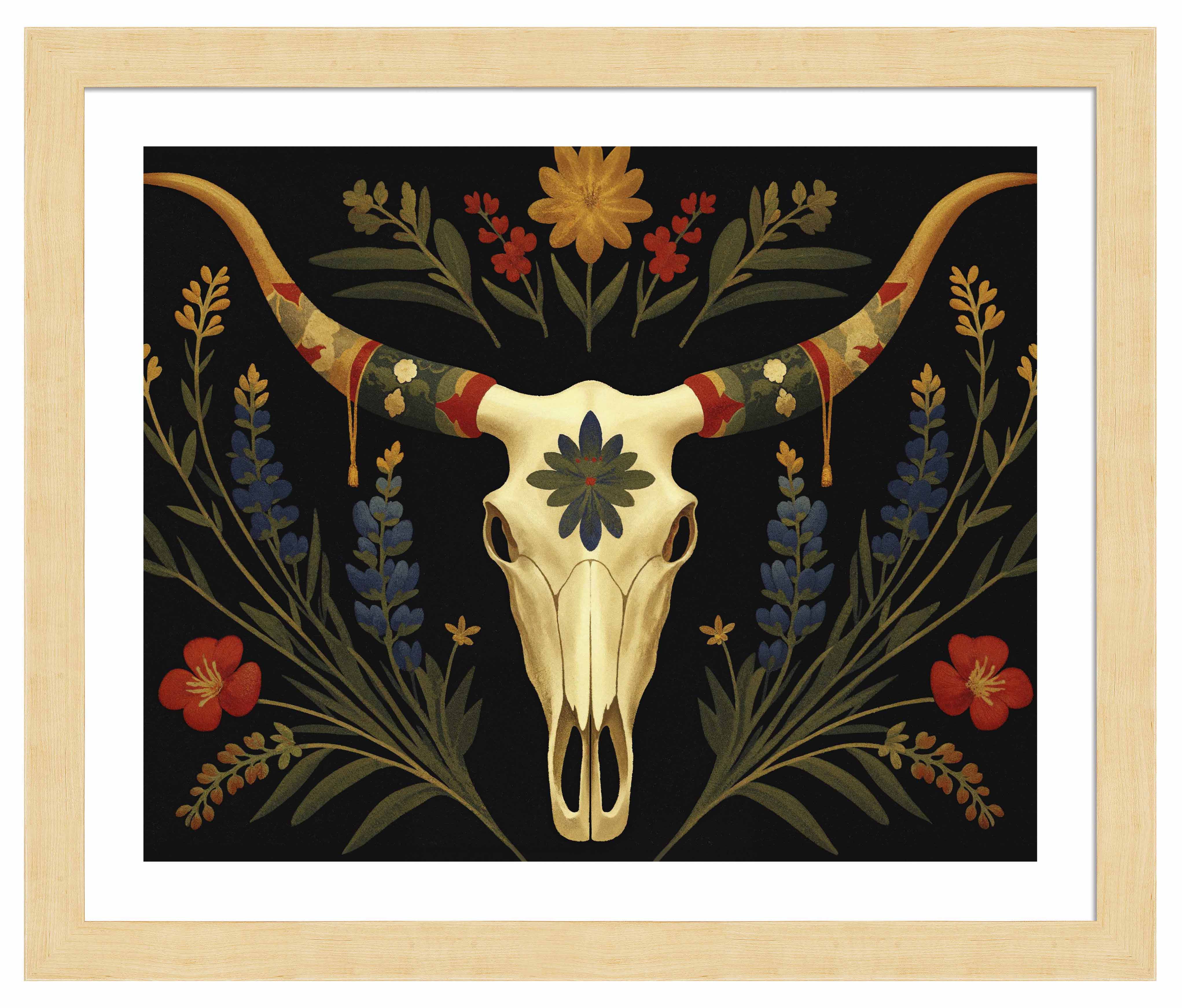 Gulf Coast Ghost Art Prints - Handmade Wall Decor for Coastal & Beach House Aesthetic | Perfect for Living Room, Bedroom & Office