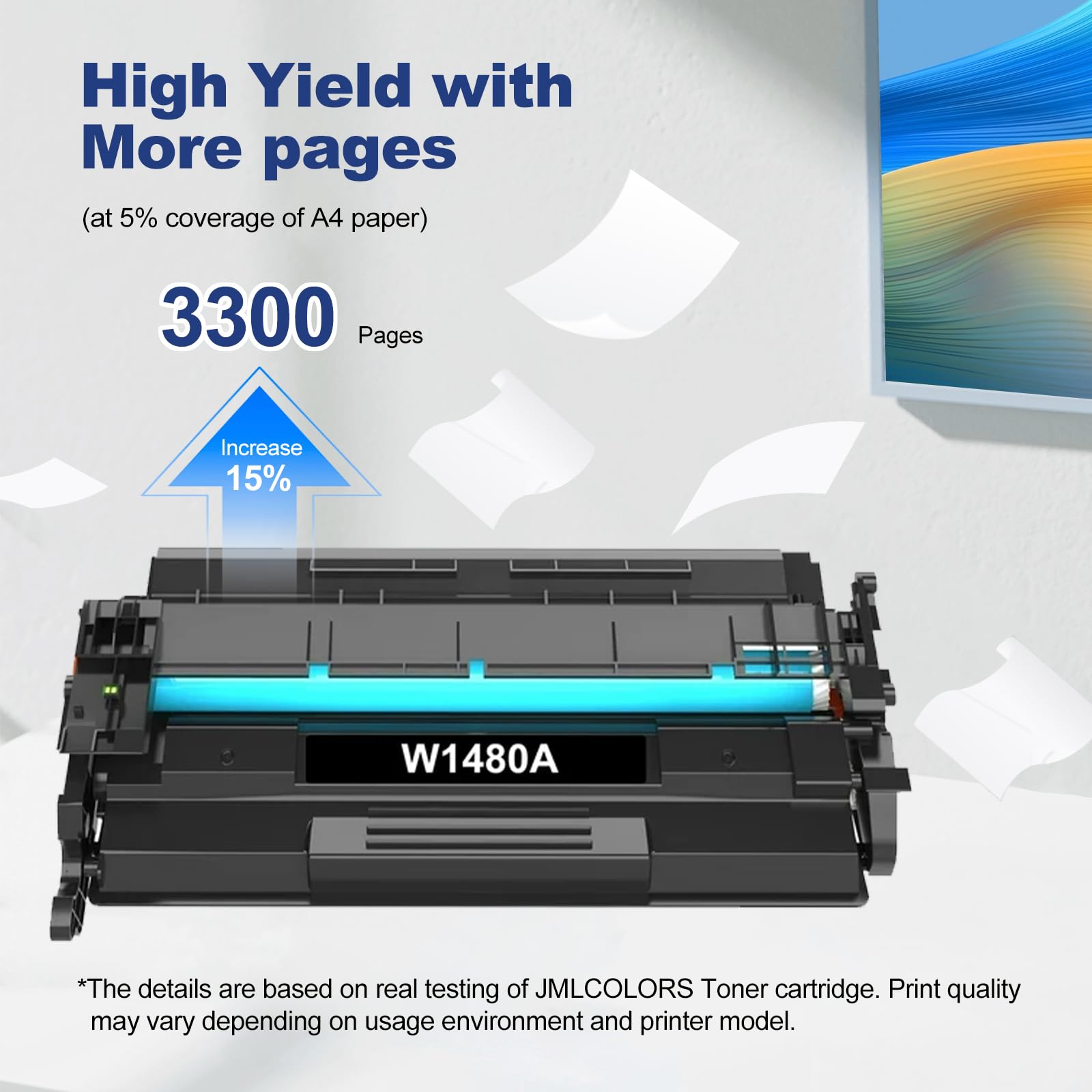 HP 148A 148X Toner Cartridge Replacement (with Chip) - Compatible with HP Pro 4001dw 4001dn 4001n MFP 4101fdw 4101fdn Printers - High Yield Black Toner for Office & Home Printing