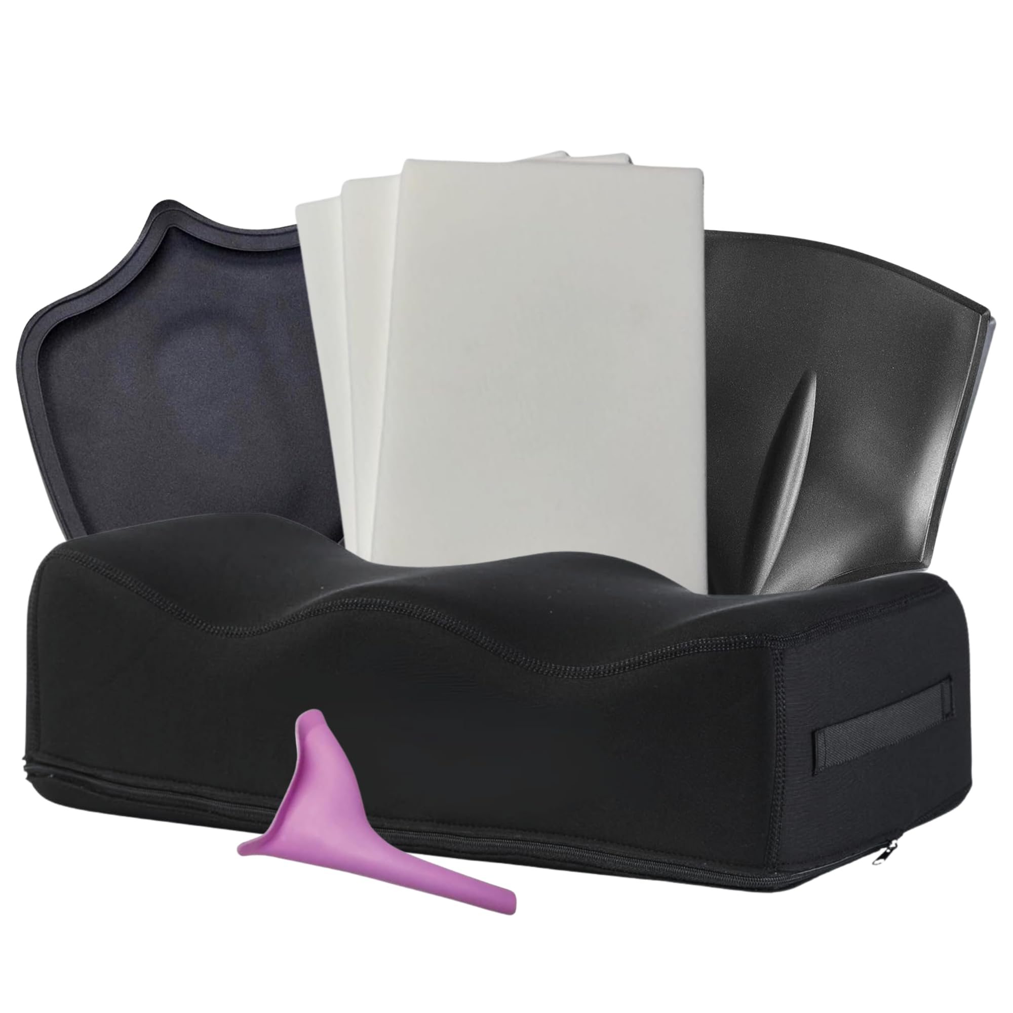 Post Surgery BBL Pillow for Butt - Comfortable Booty Pillow After Brazilian Butt Lift Surgery, Post-Surgery Supplies Kit with Butt-Shaped Cushion - Perfect for Sitting Comfort After BBL Surgery, Travel & Recovery