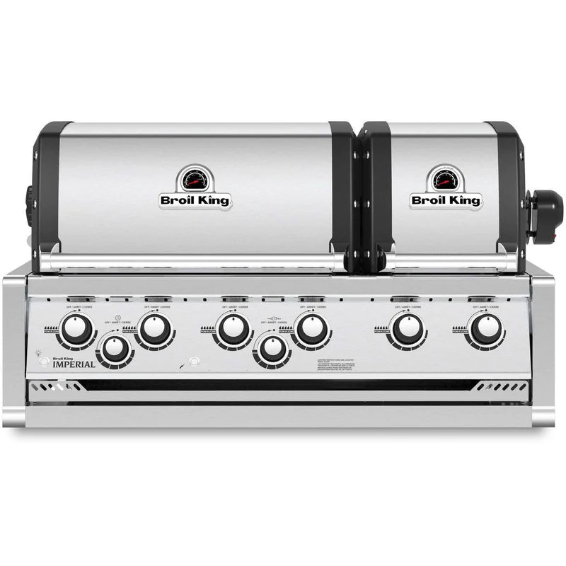Broil King Imperial S 690 Built-In Liquid Propane Gas Grill - Outdoor BBQ Grill for Backyard, Patio & Camping - Perfect for Grilling Steak, Burgers & Vegetables