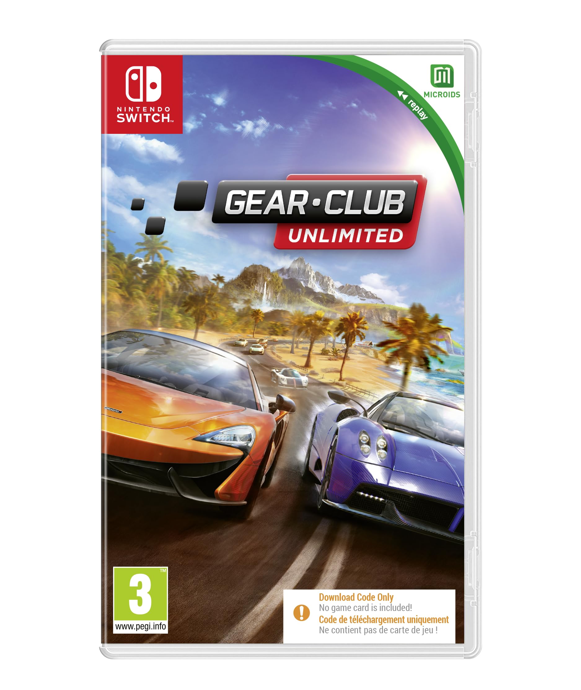 Gear Club Unlimited - Nintendo Switch Game Download Code | Racing Simulation for Kids & Adults | Perfect for Family Game Nights & Solo Play