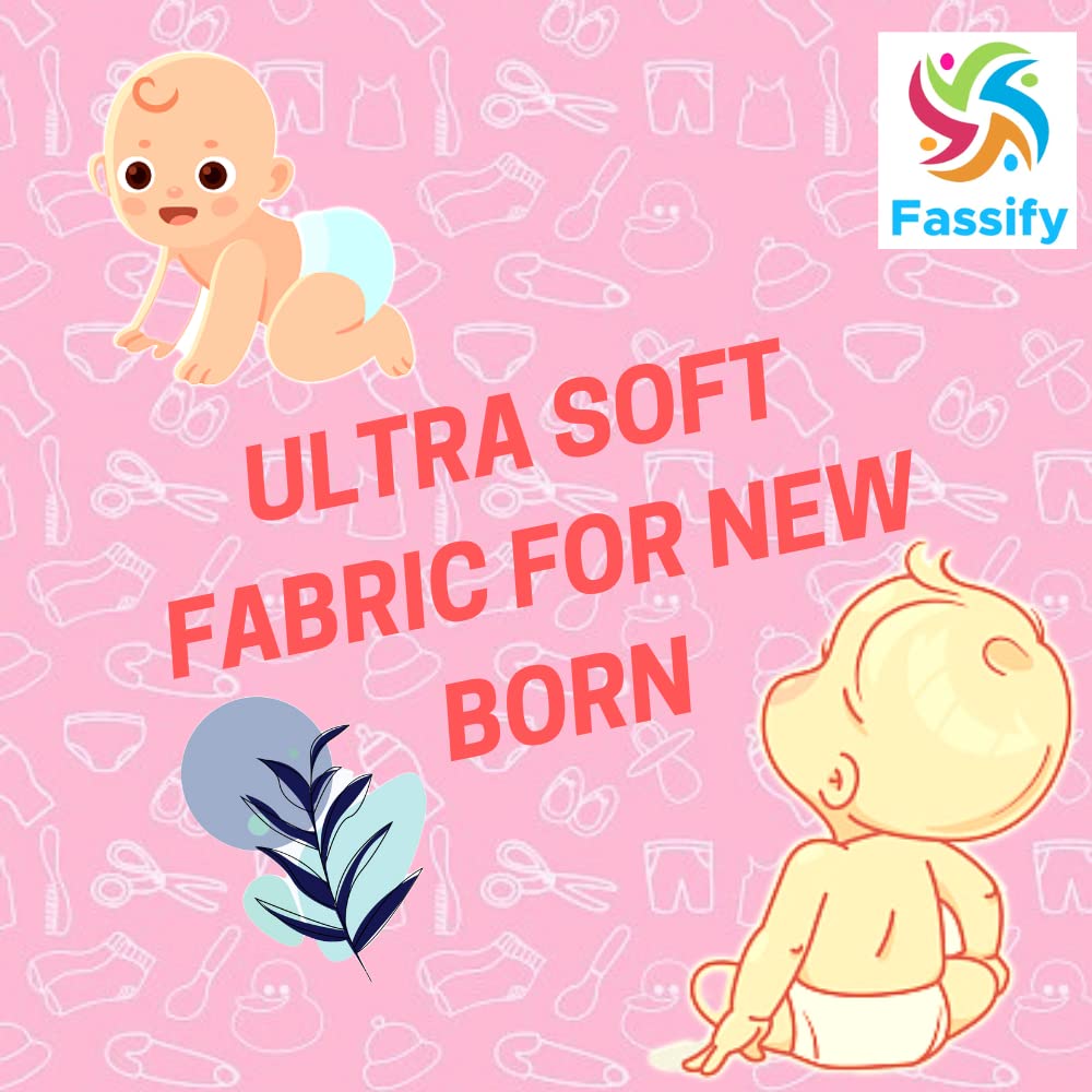 Fassify® 5-Pack Baby Boy & Girl Outfits - Trendy T-Shirts & Shorts Set (0-12 Months, Multicolor) | Perfect for Newborn Photos, Playdates & Everyday Wear