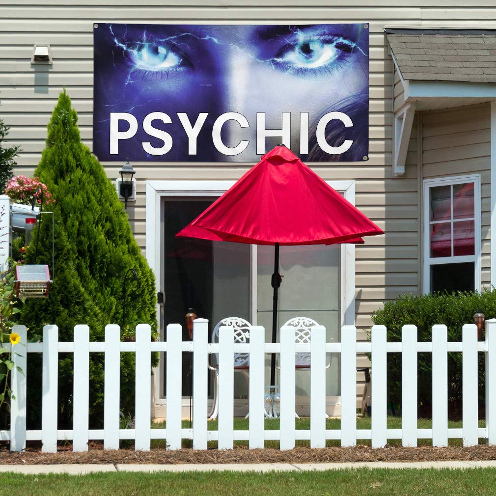 Custom Vinyl Banners - Multiple Sizes (48x96 Inches) for Outdoor Advertising, Psychic Readings & Yard Signs | Weatherproof, Industrial Strength with 8 Grommets | Perfect for Business Promotion, Events & Fantasy Decor