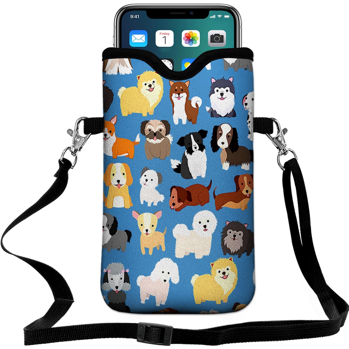 Waterproof Neoprene Phone Pouch 7.5