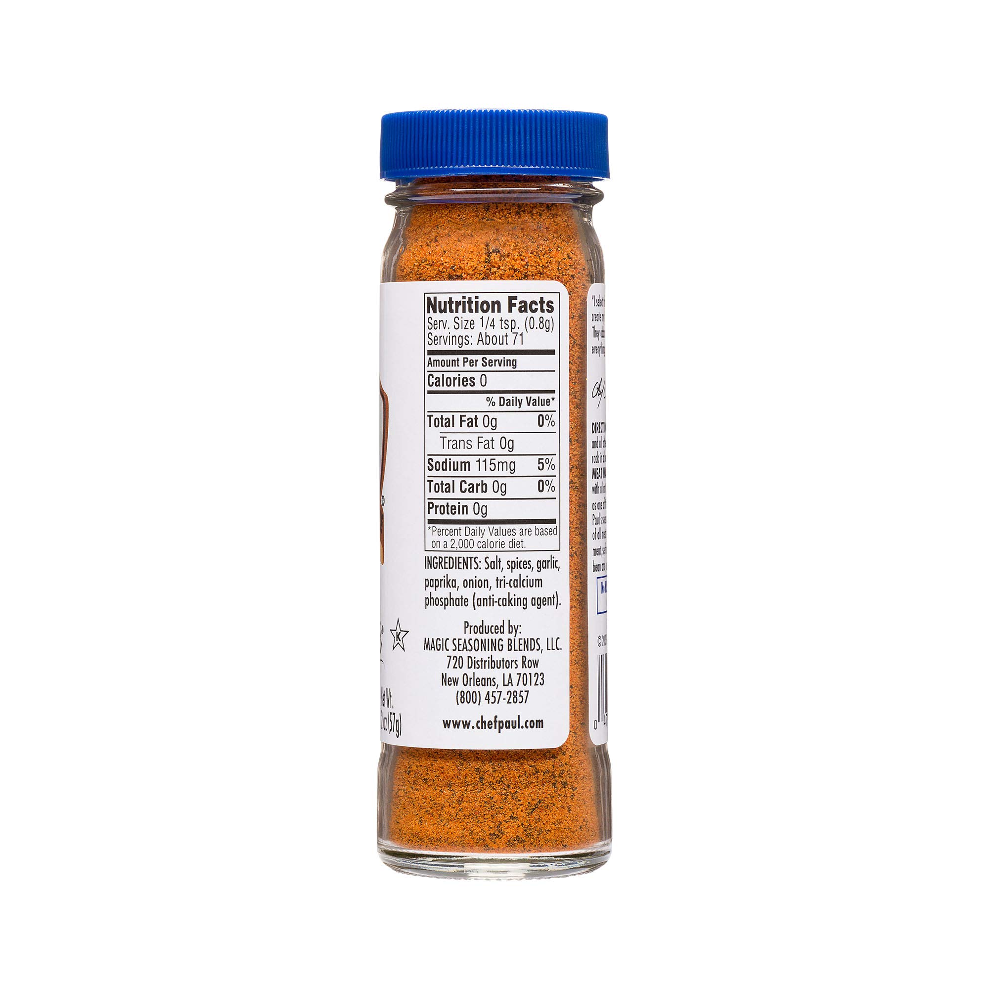Chef Paul Prudhomme's Magic Seasoning Blends - Meat Magic (2 oz) | All-Purpose Spice Rub for Steak, Chicken & BBQ | Perfect for Grilling, Roasting & Everyday Cooking