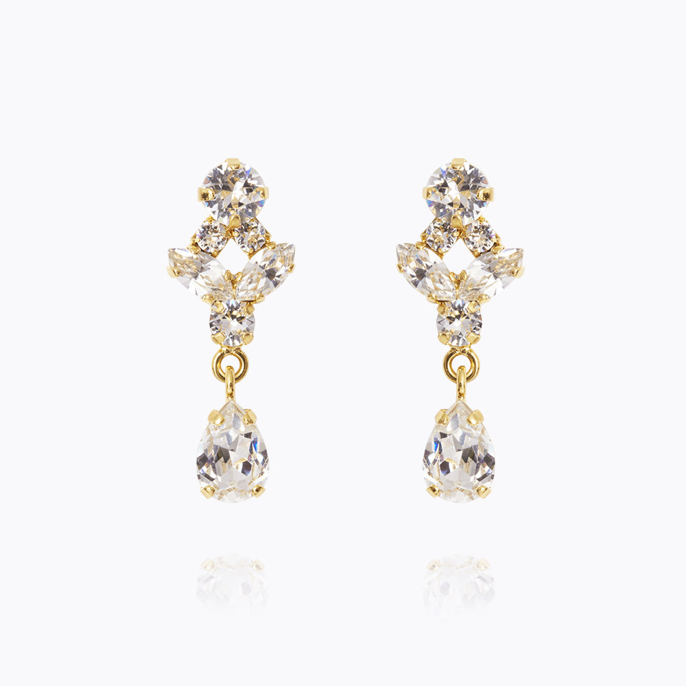 Crystal Heart Earrings for Women - Elegant Dangle Drop Jewelry for Valentine's Day, Anniversary & Romantic Date Night