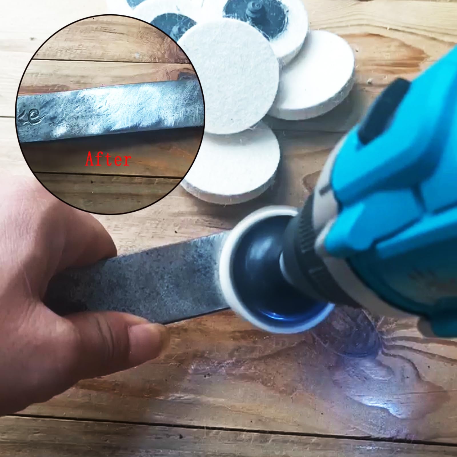 48 Pcs 2 Inch Sanding Discs - 1/4 Inch Shank Roll Lock Quick Change Aluminum Oxide Sanding Disc Grinding Wheel for Rotary Tools, Angle Grinder - Perfect for Woodworking, Metal Polishing & DIY Projects