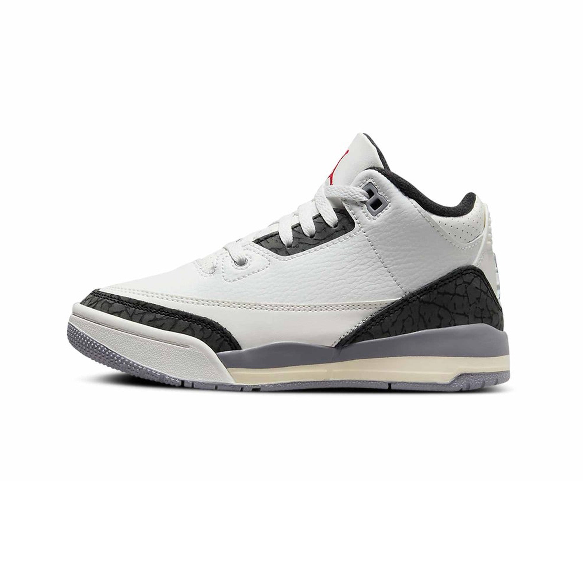 Air Jordan 3 Retro 'Cement Grey' PS Sneakers (2024) - Men's Basketball Shoes for Casual Wear & Street Style Fashion