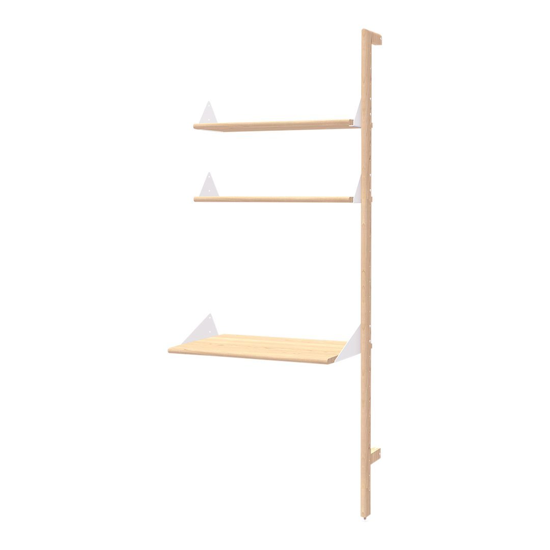 Adjustable Branch Desk Shelving Add-on - Extra Storage Shelf for Home Office, Study, or Workspace Organization