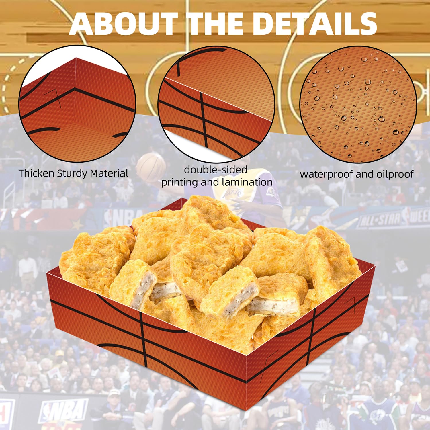 40PCS Sports Theme Party Supplies - Soccer Baseball Football Basketball Paper Plates & Food Trays for Birthday Decorations | Perfect for Kids Sports Themed Parties, Team Celebrations & Game Day Events