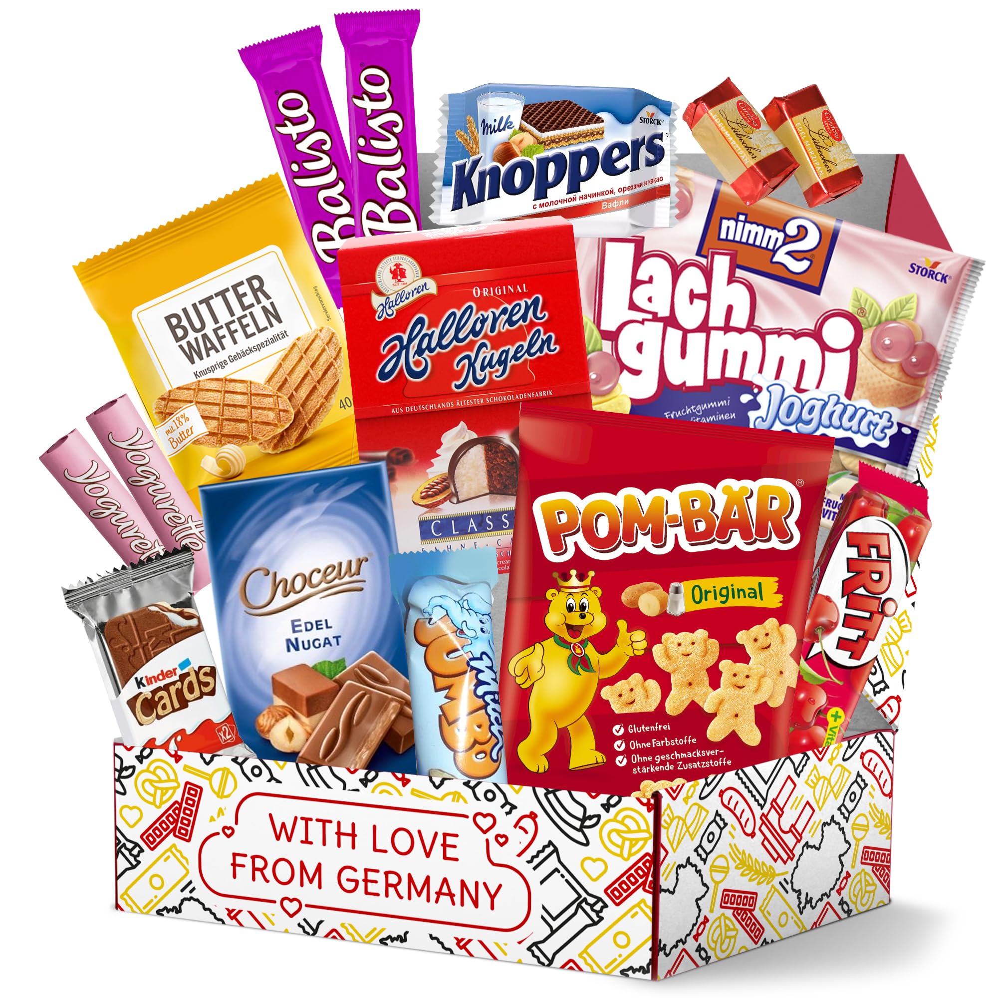 Authentic German Snacks & Candy - Premium European Chocolates, Sweets & Treats for Gifting, Parties & Home Enjoyment
