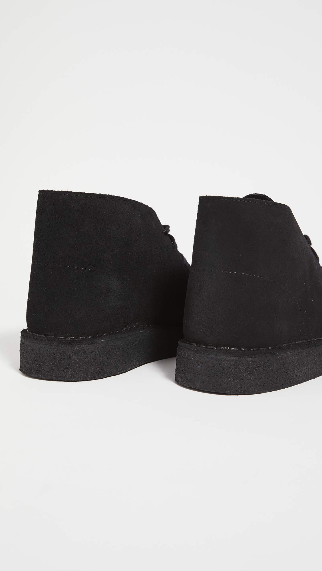 Clarks Men's Desert Coal Leather Chukka Boots - Comfortable Casual & Dress Shoes for Men | Perfect for Office, Travel & Outdoor Activities